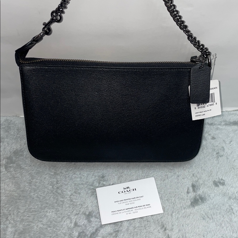 NWT Coach Leaf Print ‘Nolita’ 24 Shoulder Bag - Picture 3 of 13